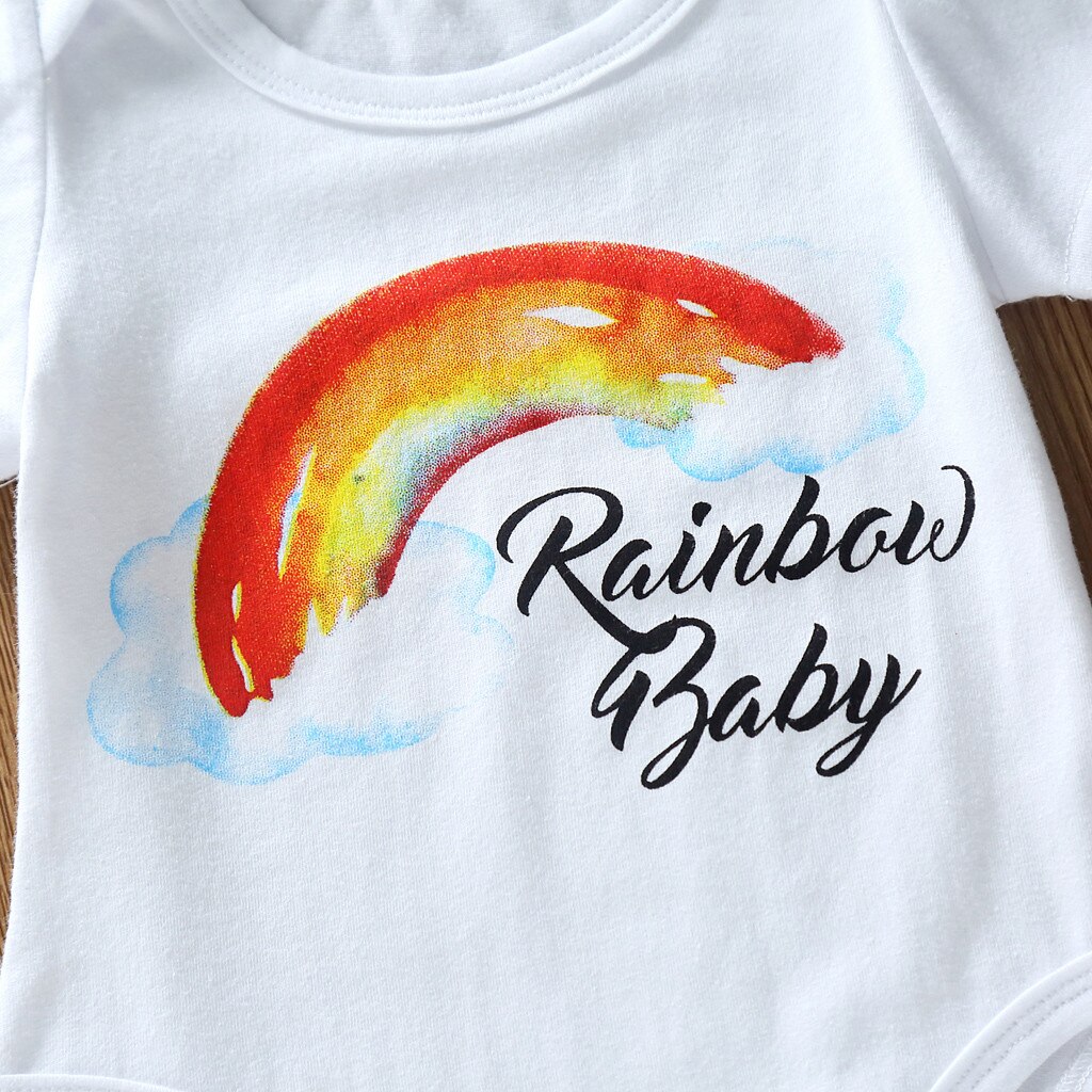 3M -24M Toddler Baby Girls Boys Rainbow Letter