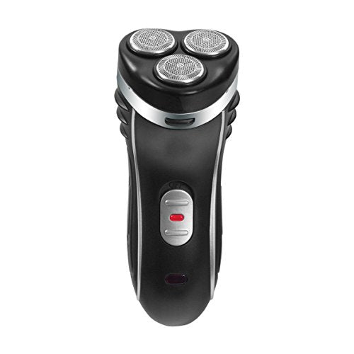 Bauer Professional 38780 Men’s Electric Shaver / Three Flexible Rotary Heads / Ergonomic Grip / Pop-Up Sideburn Trimmer / Cordless & Rechargeable / Head, Face & Body Shaver