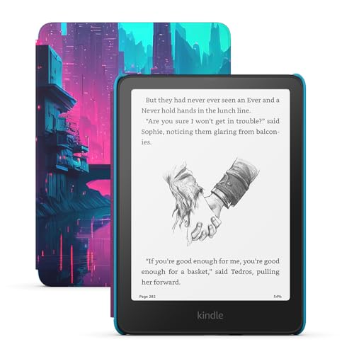 All-new Amazon Kindle Paperwhite Kids (16 GB) – larger 7" glare-free display – Children read more than 45 minutes per day with Kindle – Cyber City