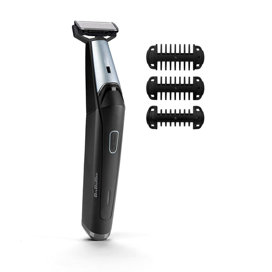 BaByliss Triple S Stubble Trimmer, Shadow, Shave, Beard Trimmer, Durable Stainless Steel blade, lithium power