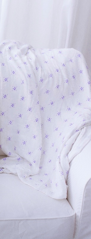 Watercolor Star and White Newcastle Blanket
