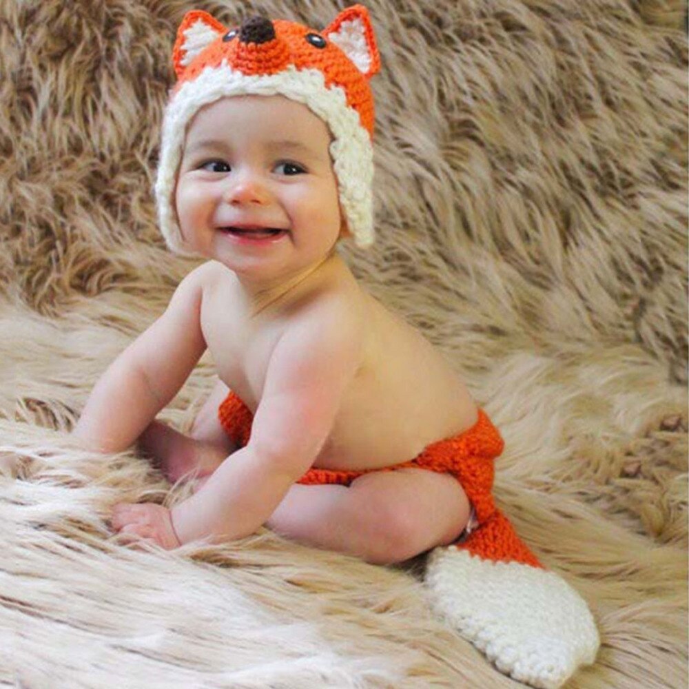 Animal Fox Newborn Baby Girl Clothing Shaped Baby