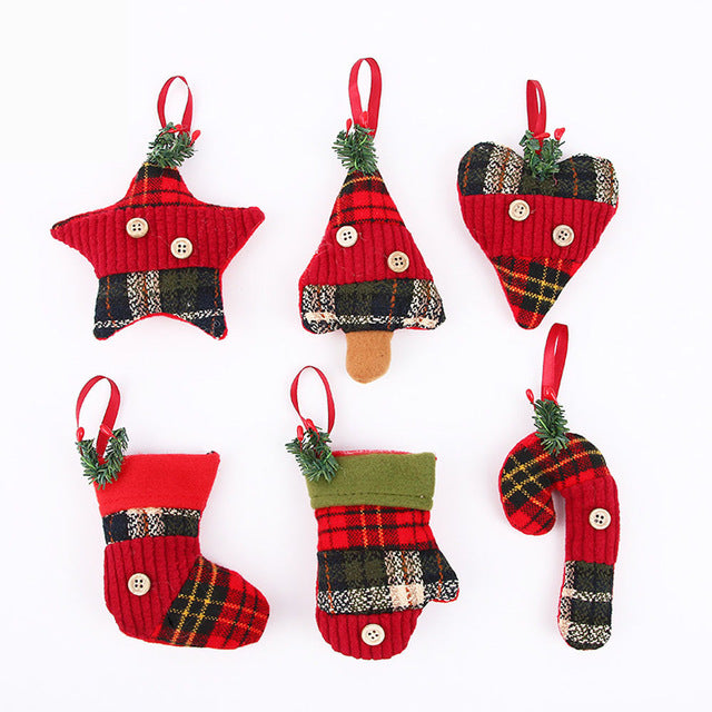 Christmas Ornaments Gift Santa Claus Snowman