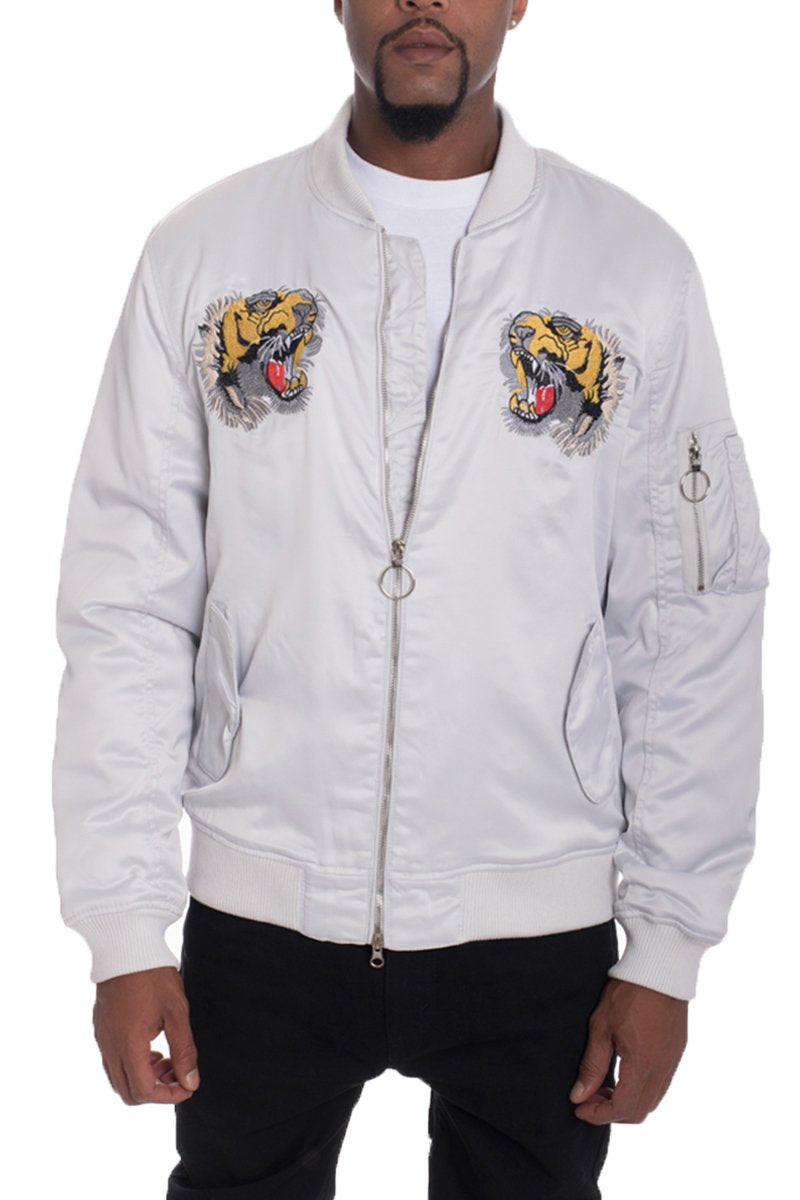 EMBROIDERED BOMBER