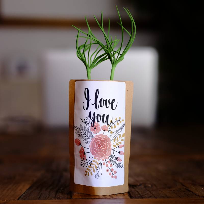 I Love You Flowers Tree Gift
