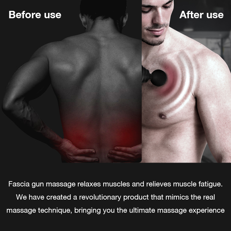 Portable Deep Tissue Massager Electric Brushless Motor Massage Gun