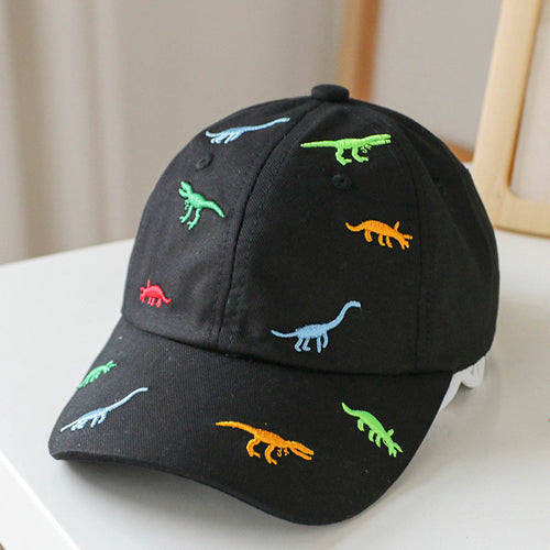 Baby Animal Embroidered Pattern Sunshade Peaked Hats